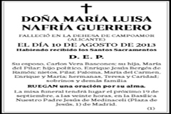 María Luisa Nafría Guerrero